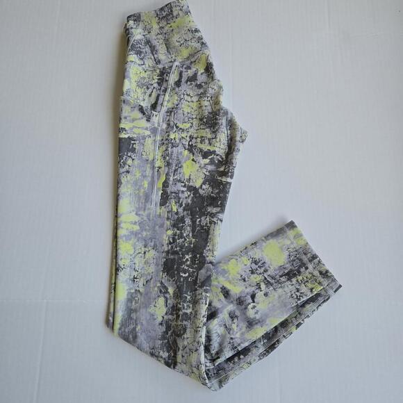 Lululemon Align High Rise Abstract Print Crop Leggings‎ Size 6 - Picture 6 of 9
